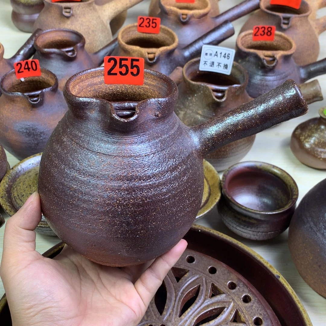 风**在柴烧烤茶罐一物一拍700毫升