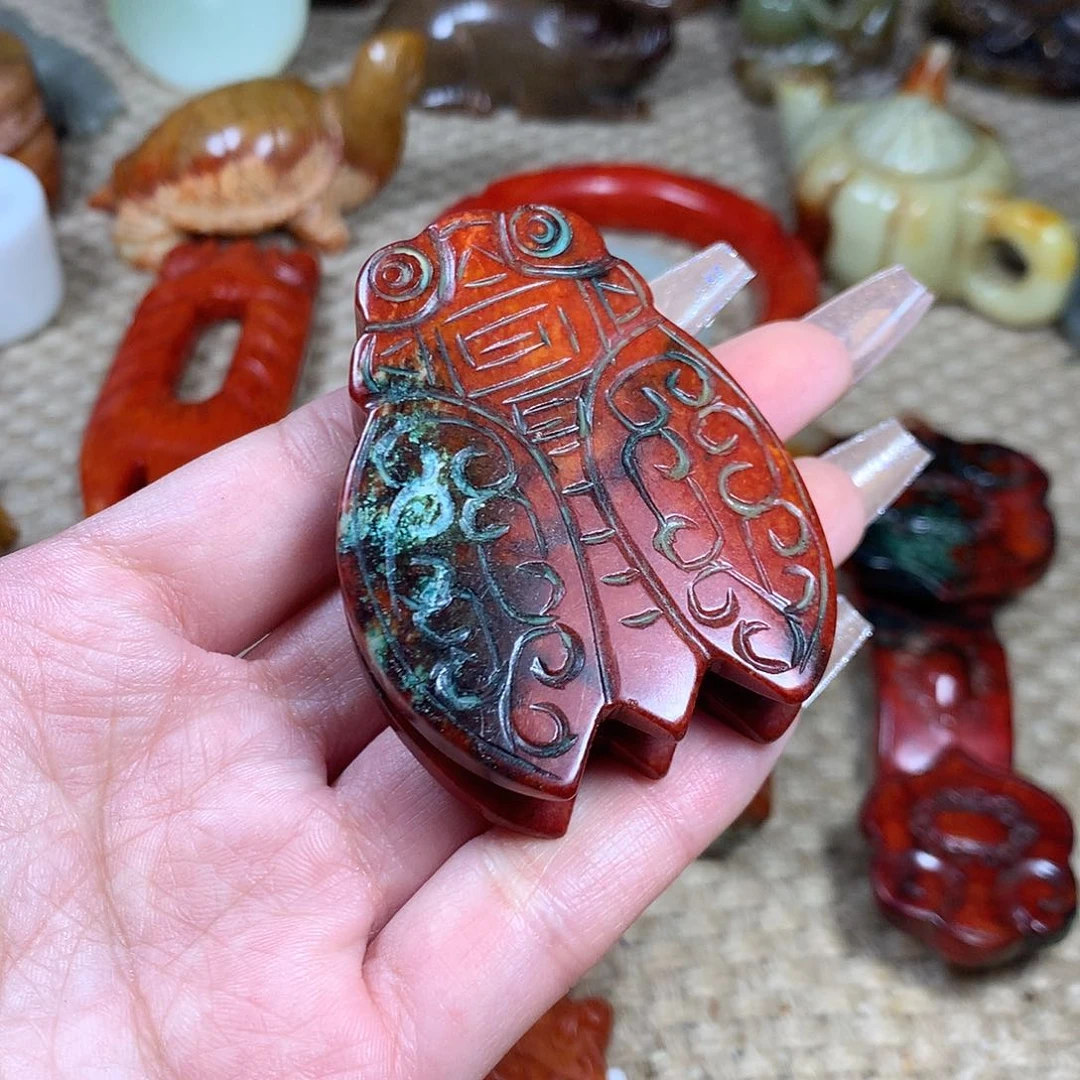 白玉菩提吊坠挂件