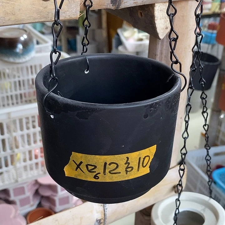 陶摆件陶盆有孔 瑕疵介意勿拍