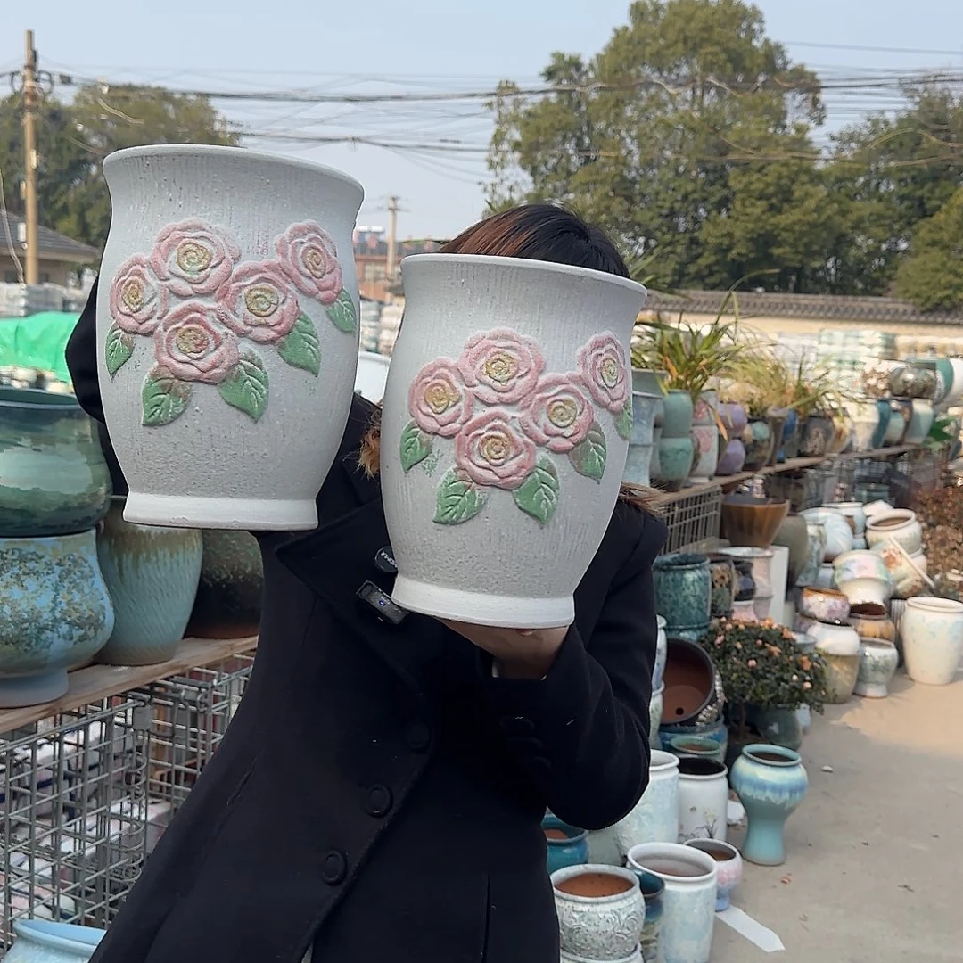花盆紫砂王老板花盆1230-640高26口18