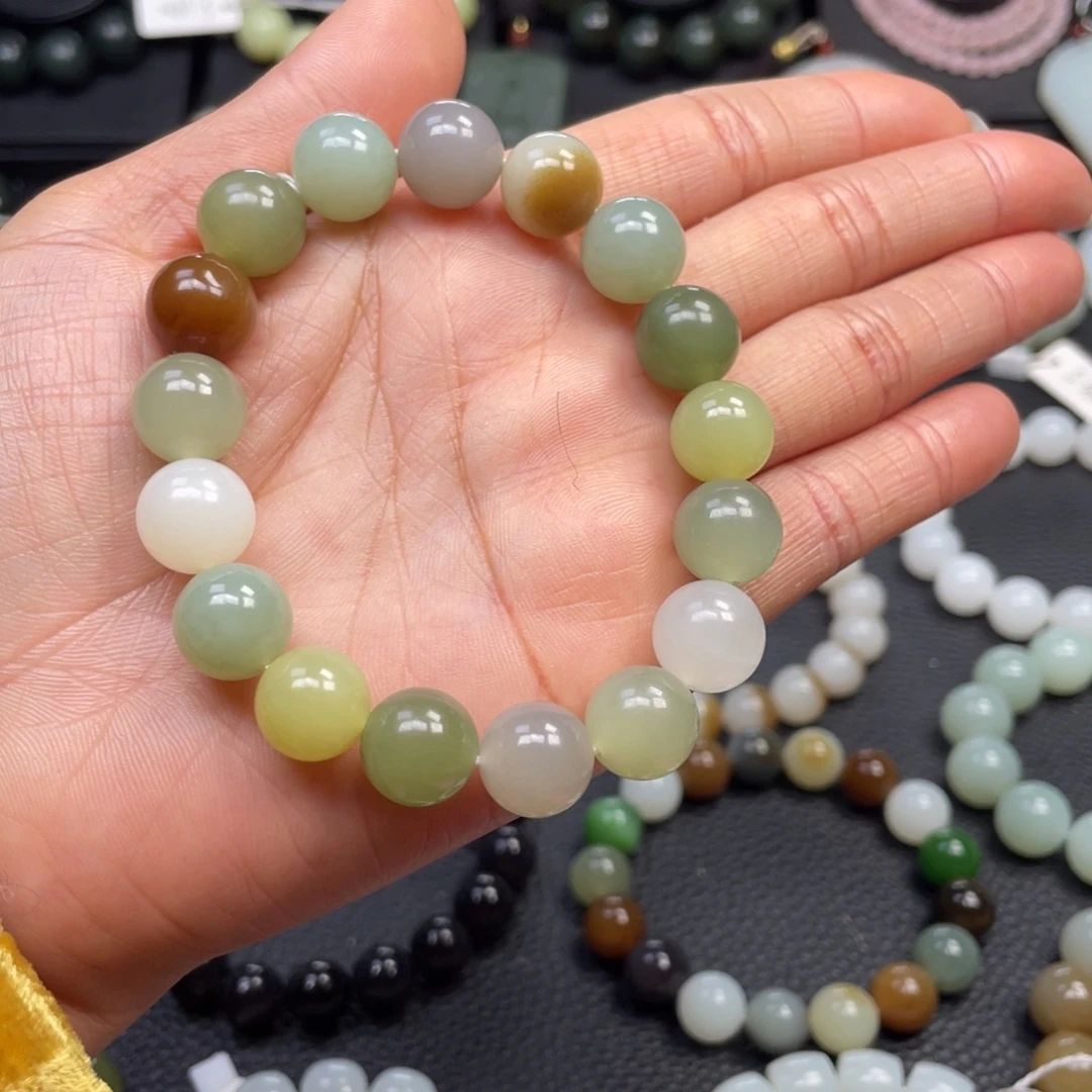 和田玉未镶嵌手链