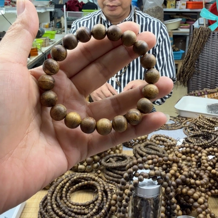 风***行手串沉香10单圈6.9克