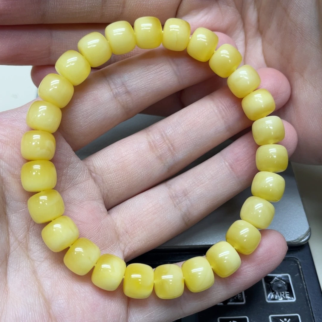 琥珀未镶嵌手链老型手串11克
