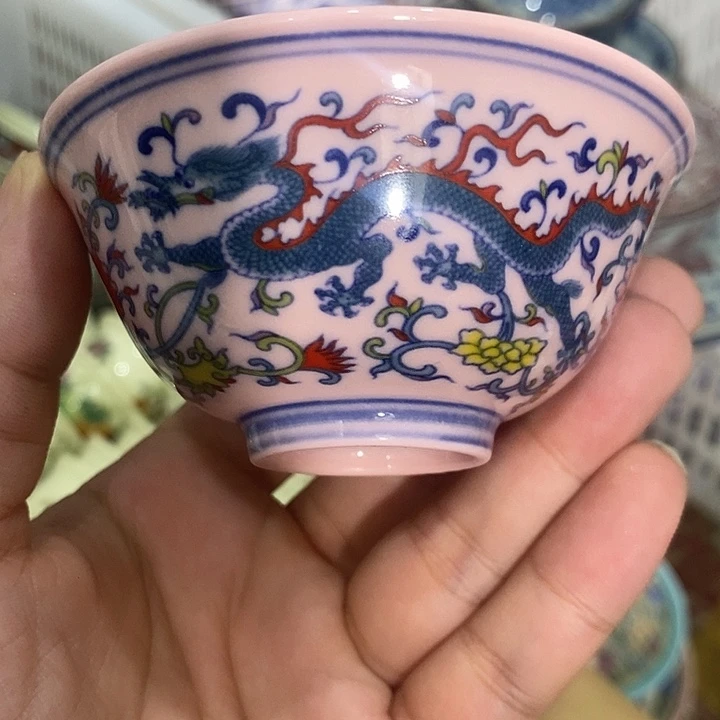 摆件景德镇陶瓷主人杯1344
