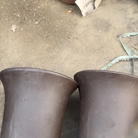 紫砂宜兴素面兰花盆18+18