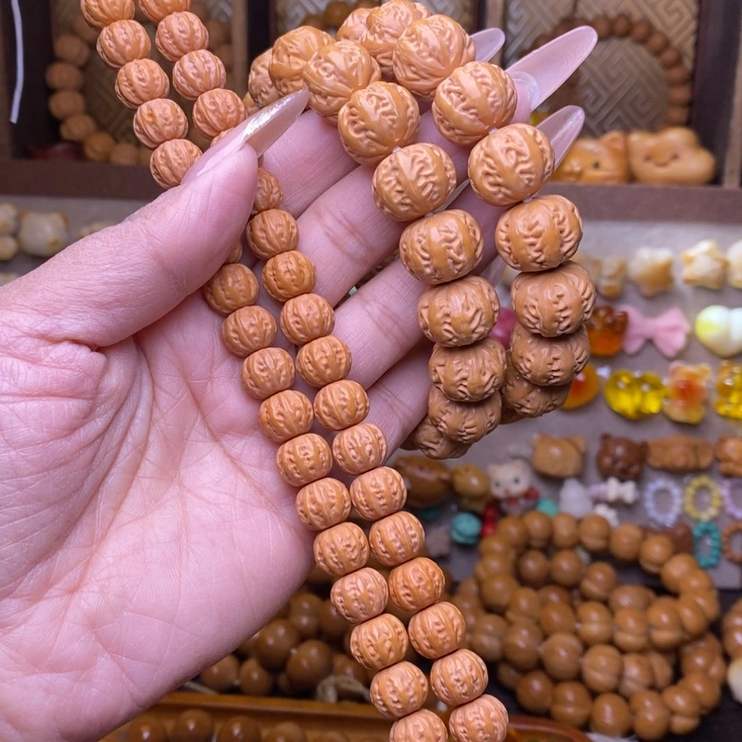 猴头核桃把件猴头屁桃京八棱