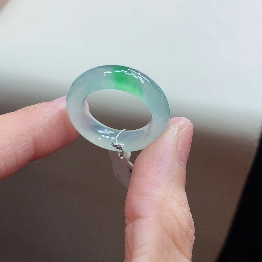 未镶嵌戒圈翡翠13-14号