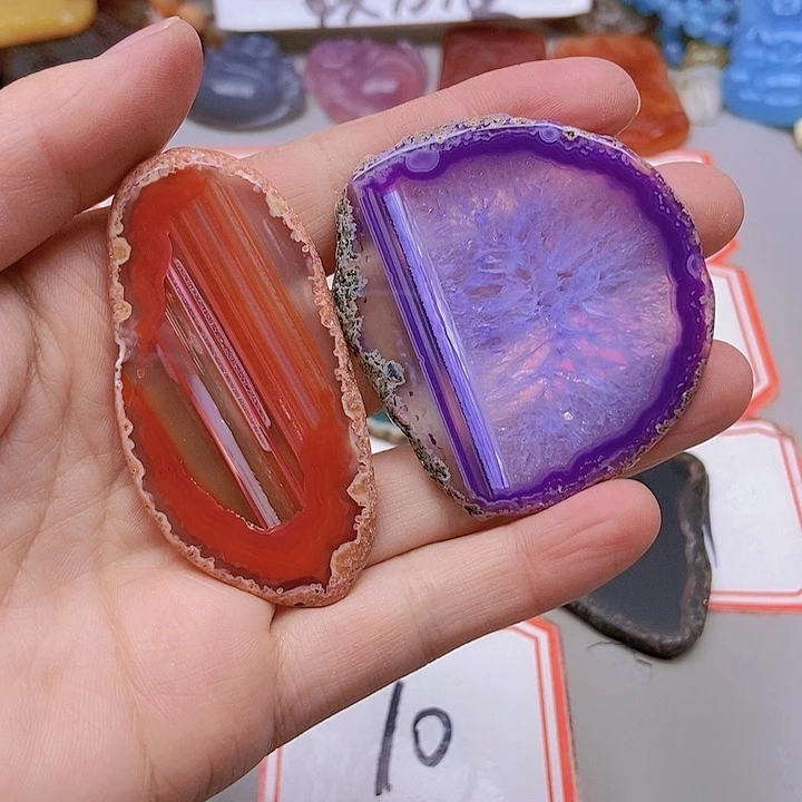 【闪购商品】未镶嵌玛瑙/玉髓珠宝半成品然**物