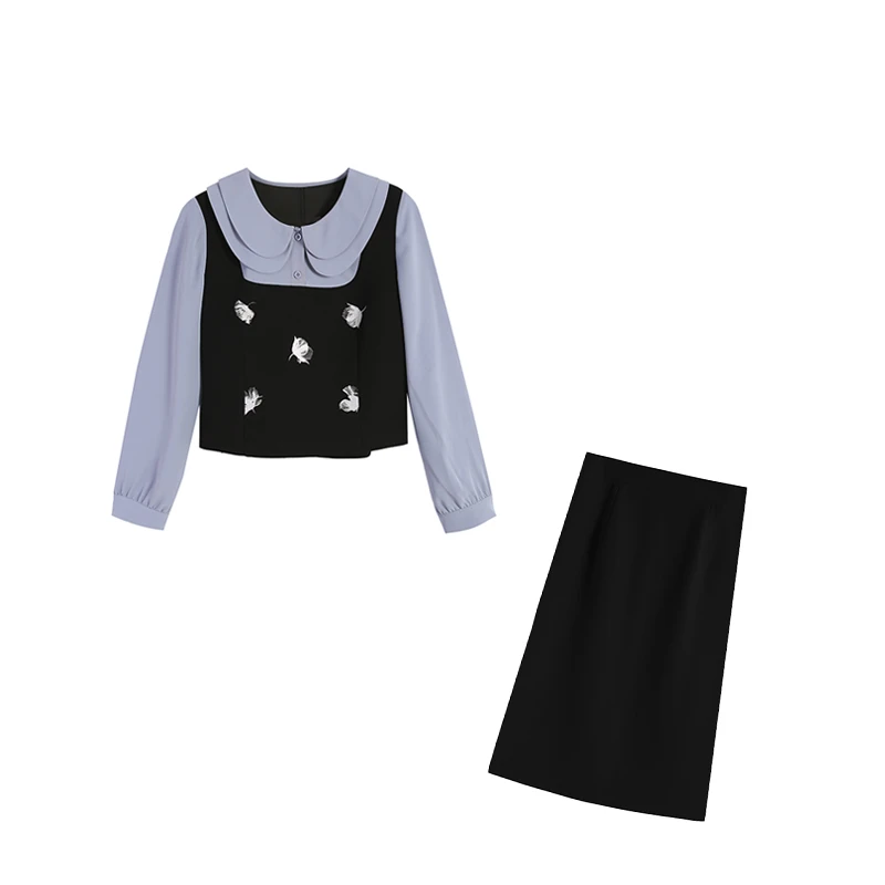 【耶鲁甜心】黑色套装ZL109750