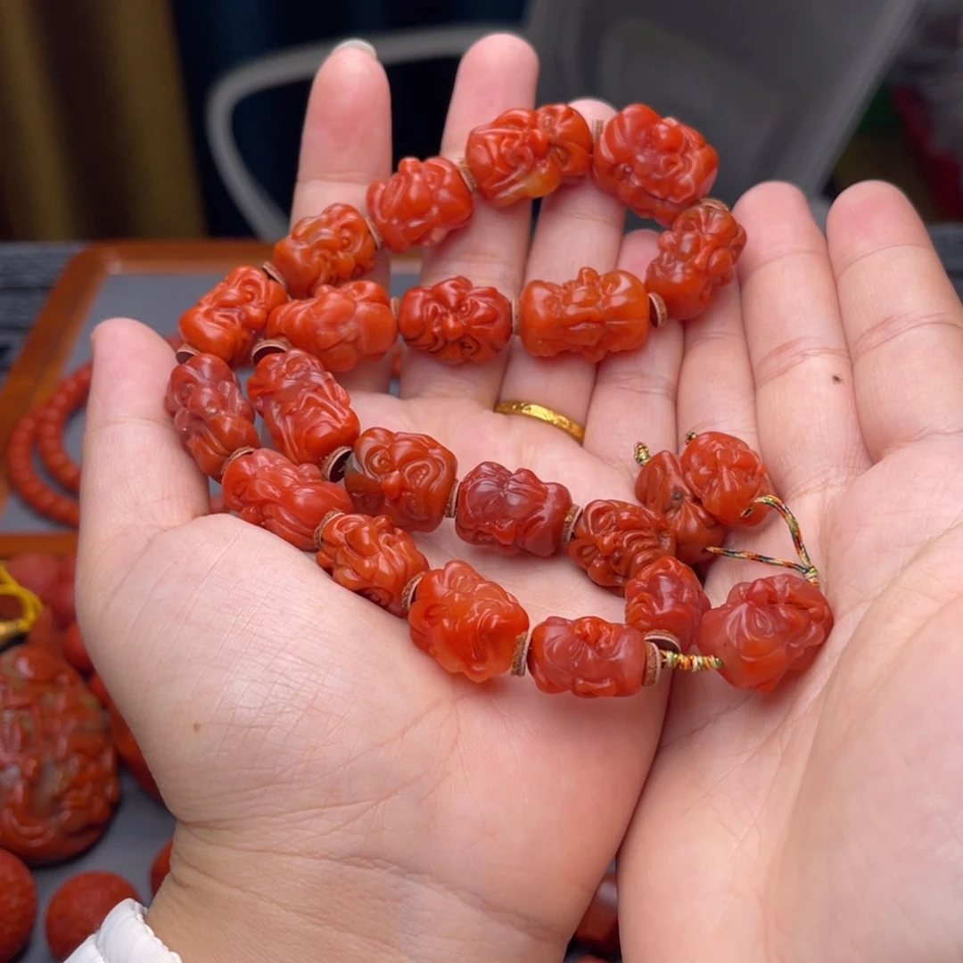 未镶嵌川料南红玛瑙