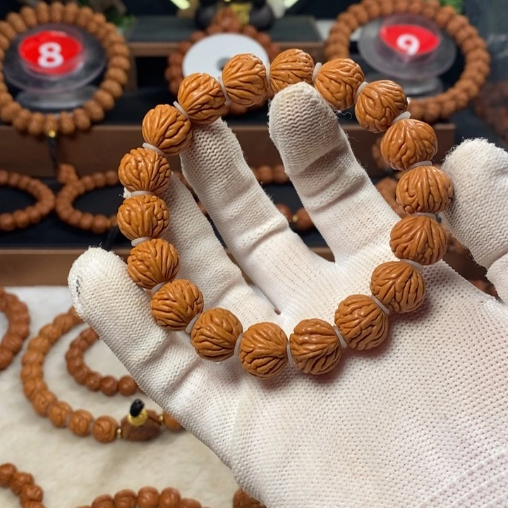 桃核吊坠秦岭龙纹