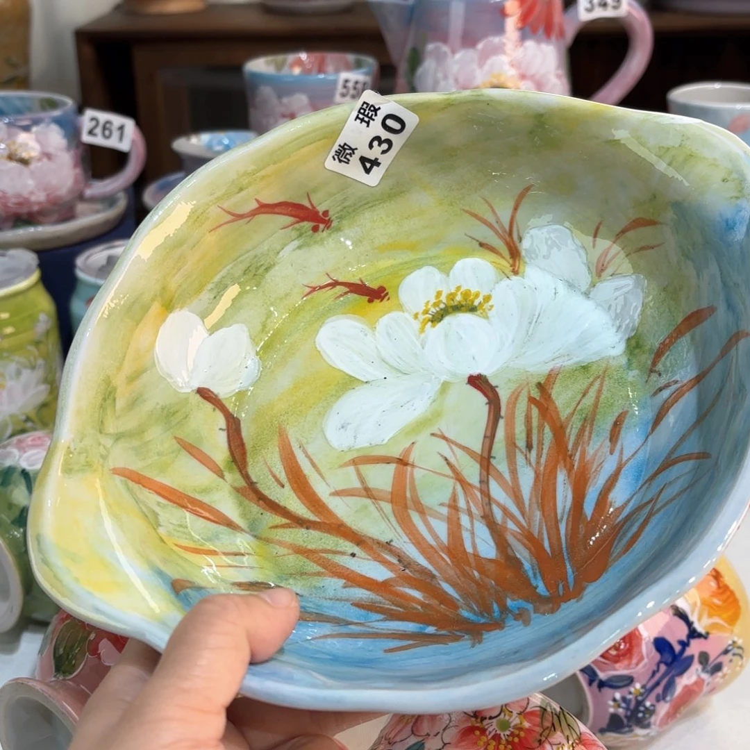 景德镇手绘高温釉下彩陶瓷茶具