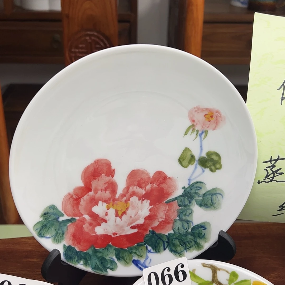 瓷片景德镇陶瓷手工手绘制作