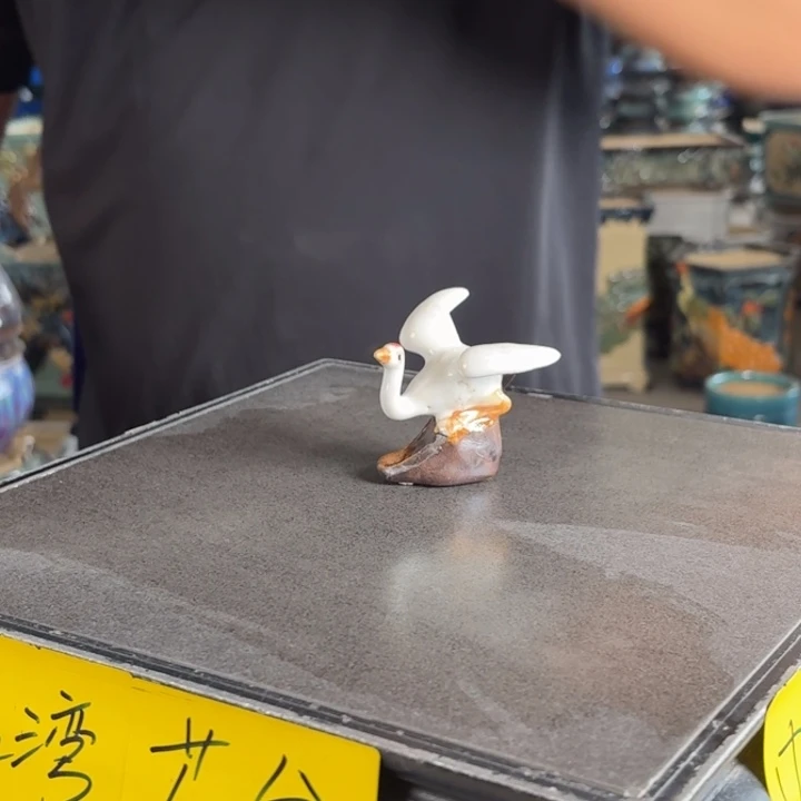 。一风堂石湾花盆 小摆件比较粗糙