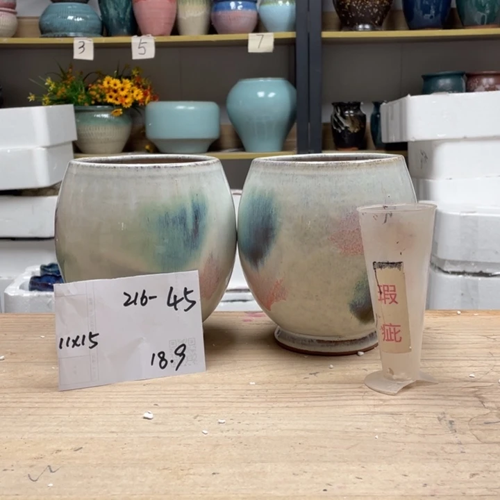 紫砂花盆多肉花盆微瑕45