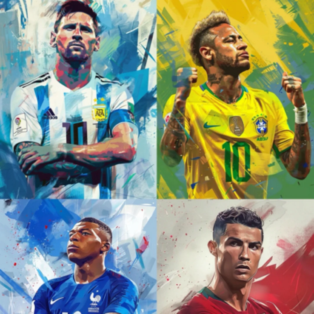 足球周边摆件五大联赛手办评分卡（下单默认代拆）