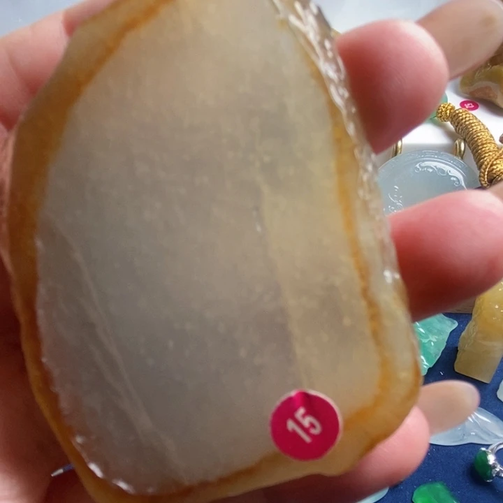 颈饰未镶嵌翡翠铝****鲜天然翡翠