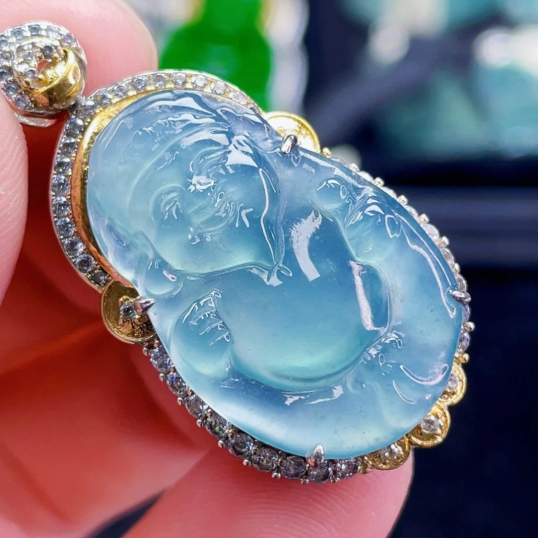 翡翠未镶嵌颈饰206