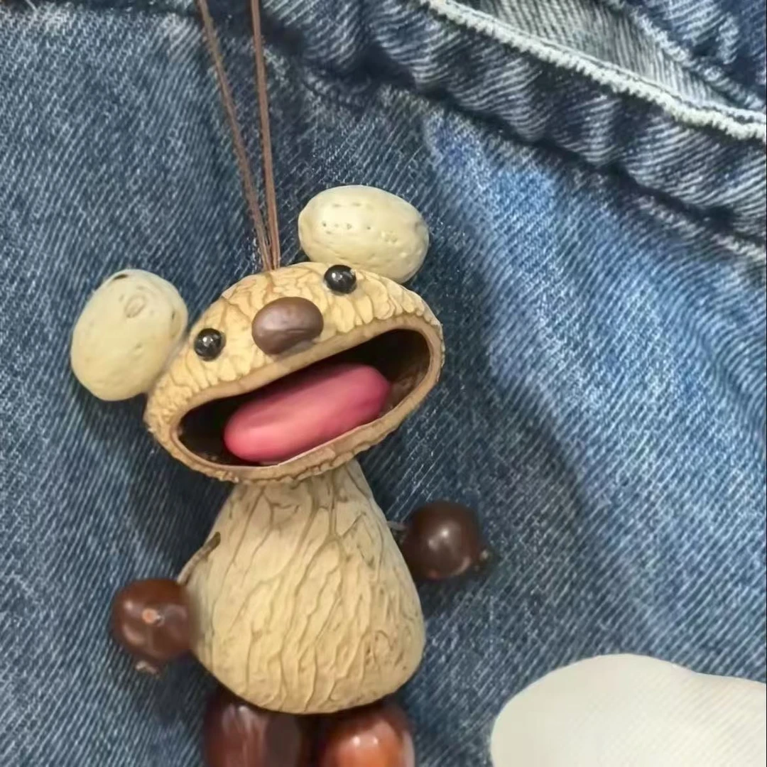 文琪同款满愿种子串天然菩提子手工编织高级感文艺包包挂件配饰