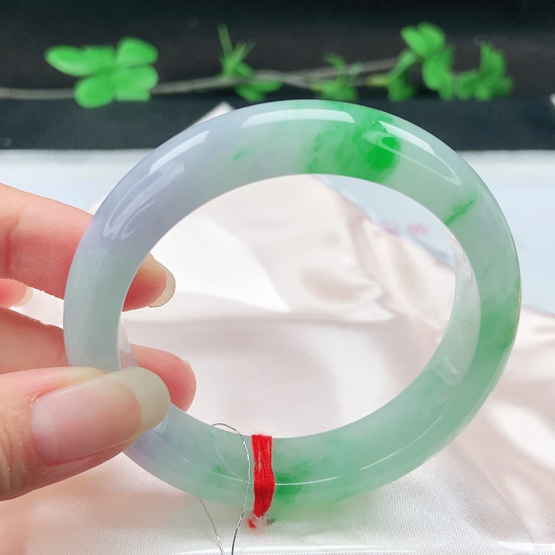 未镶嵌手镯翡翠55圈