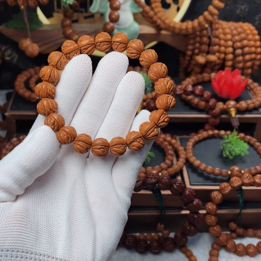 吊坠桃核13火麒麟手串