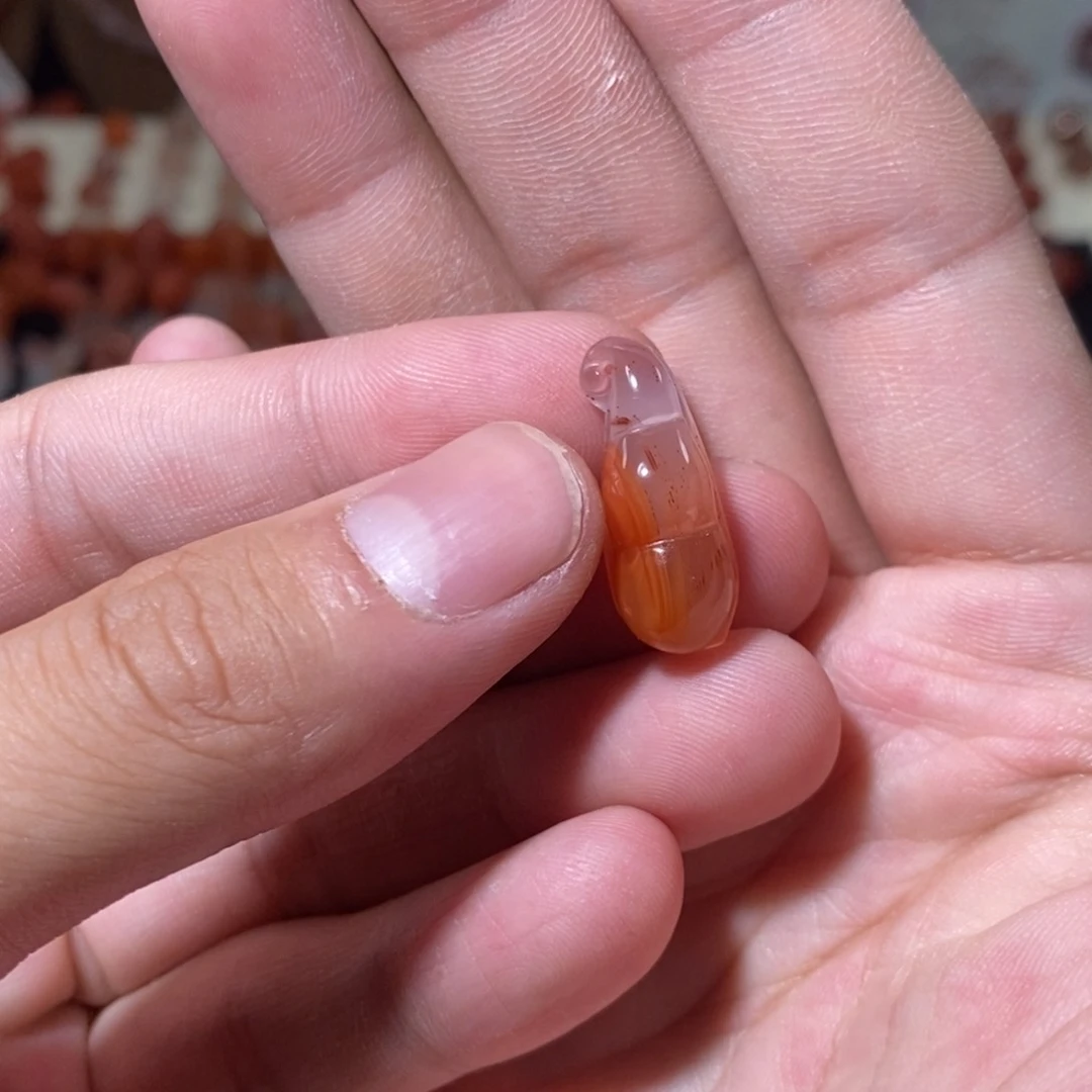 南红玛瑙冰飘未镶嵌福袋1