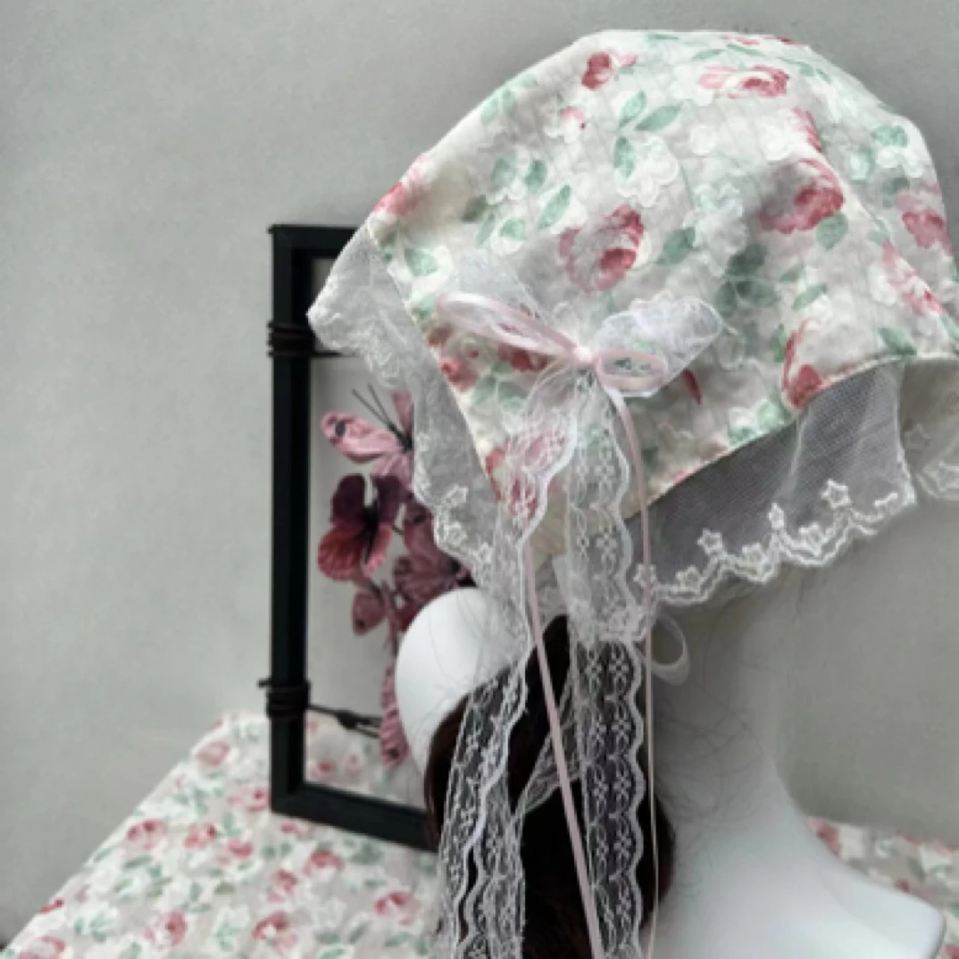 手工三角头巾（1条）布料自选气质仙女超仙时尚古风