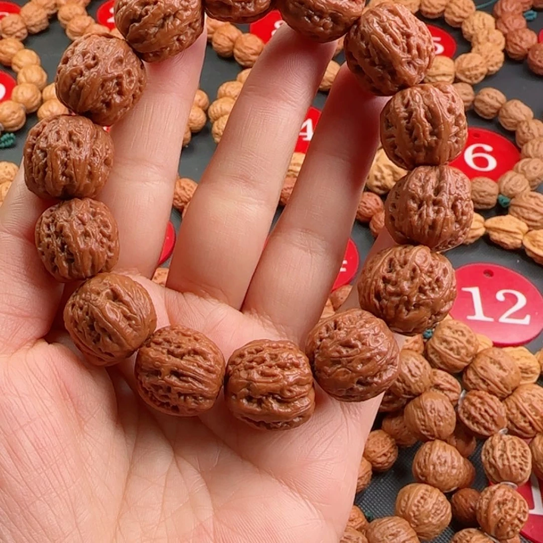 文玩核桃手串方肚八棱蚂蚁