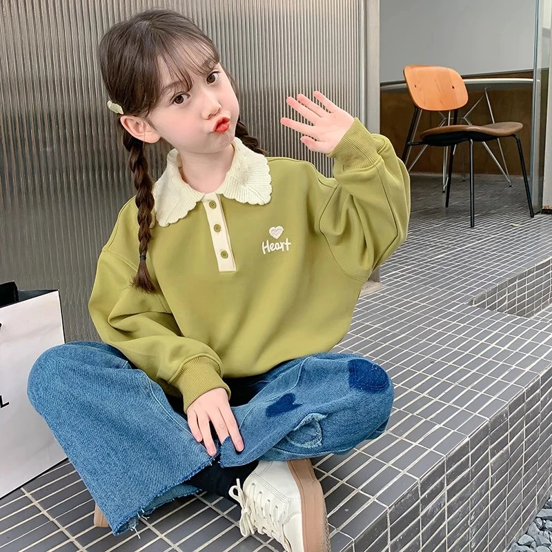 春秋新款洋气高货时尚百搭儿童网红款 WY7276 儿童卫衣