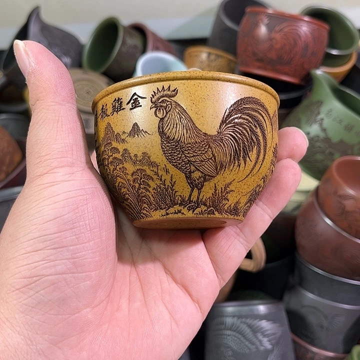 茶杯紫砂全手工紫砂主人杯