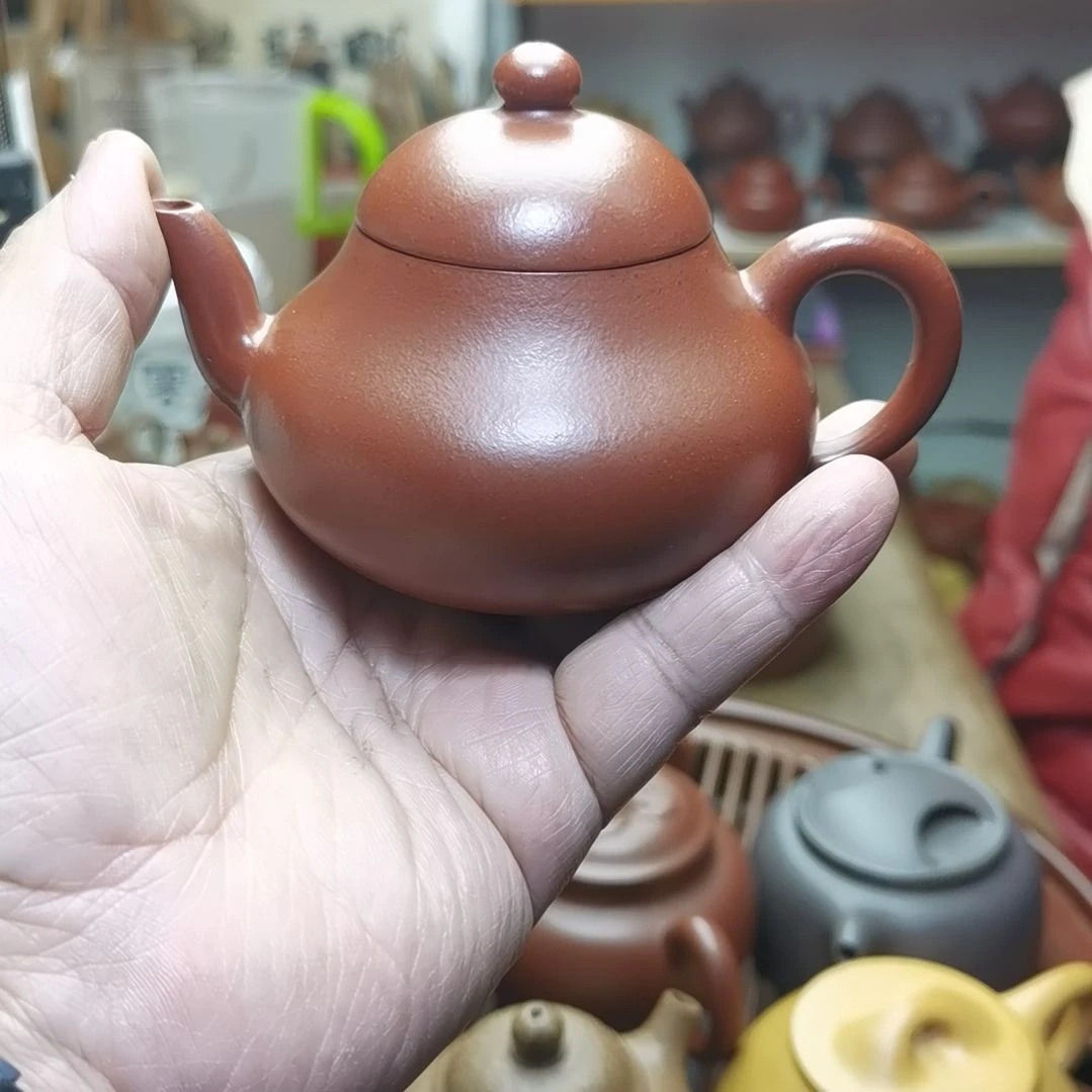 夏****紫砂茶壶底槽清料梨形壶，180CC容量