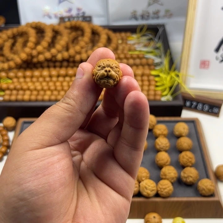 猴头核桃吊坠单颗