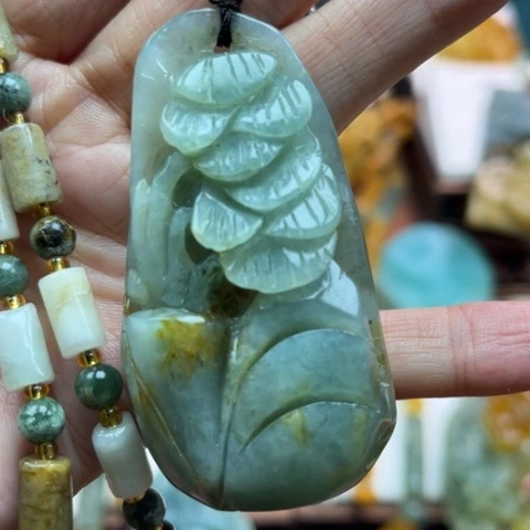 岫玉挂件未镶嵌挂件