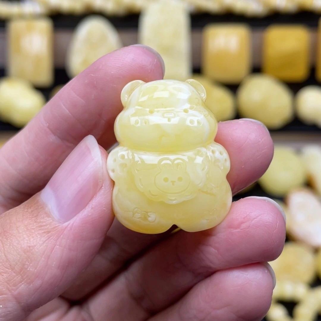 琥珀未镶嵌裸石琥珀蜜蜡