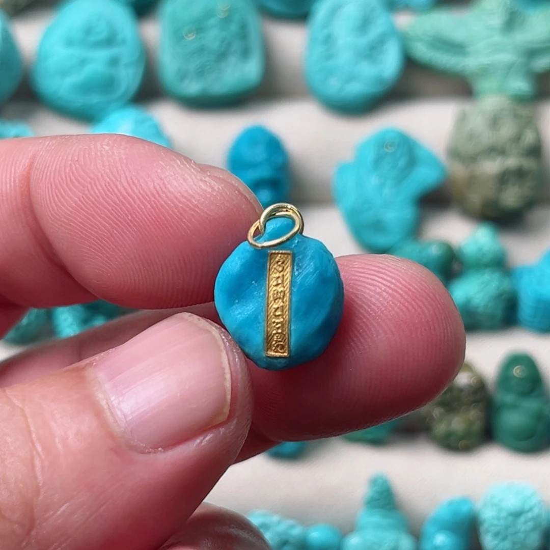 绿松石未镶嵌配饰