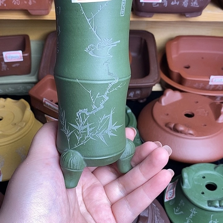 宜兴紫砂精品花盆