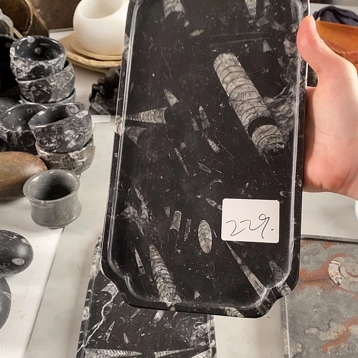 智***勇角石化石茶盘干泡台