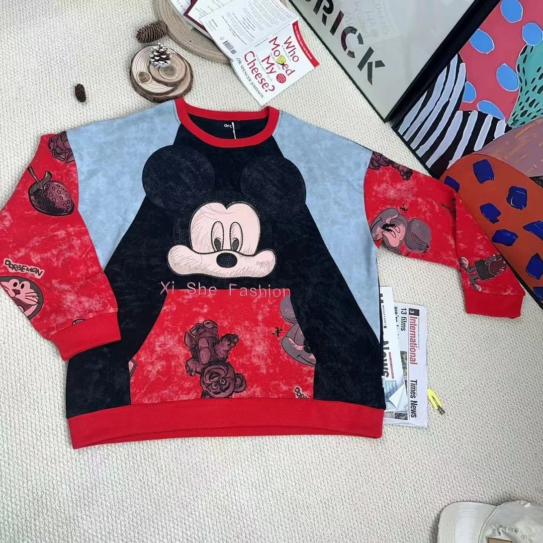 【KK推荐】2024年秋季新款休闲卡通加绒加厚卫衣7921