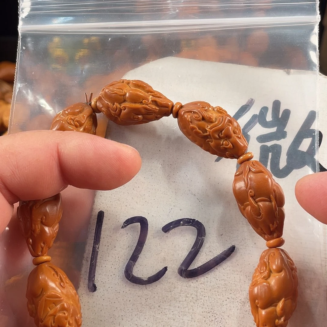 橄榄核手串/手链橄榄核雕工艺手串 瑕疵介意勿拍