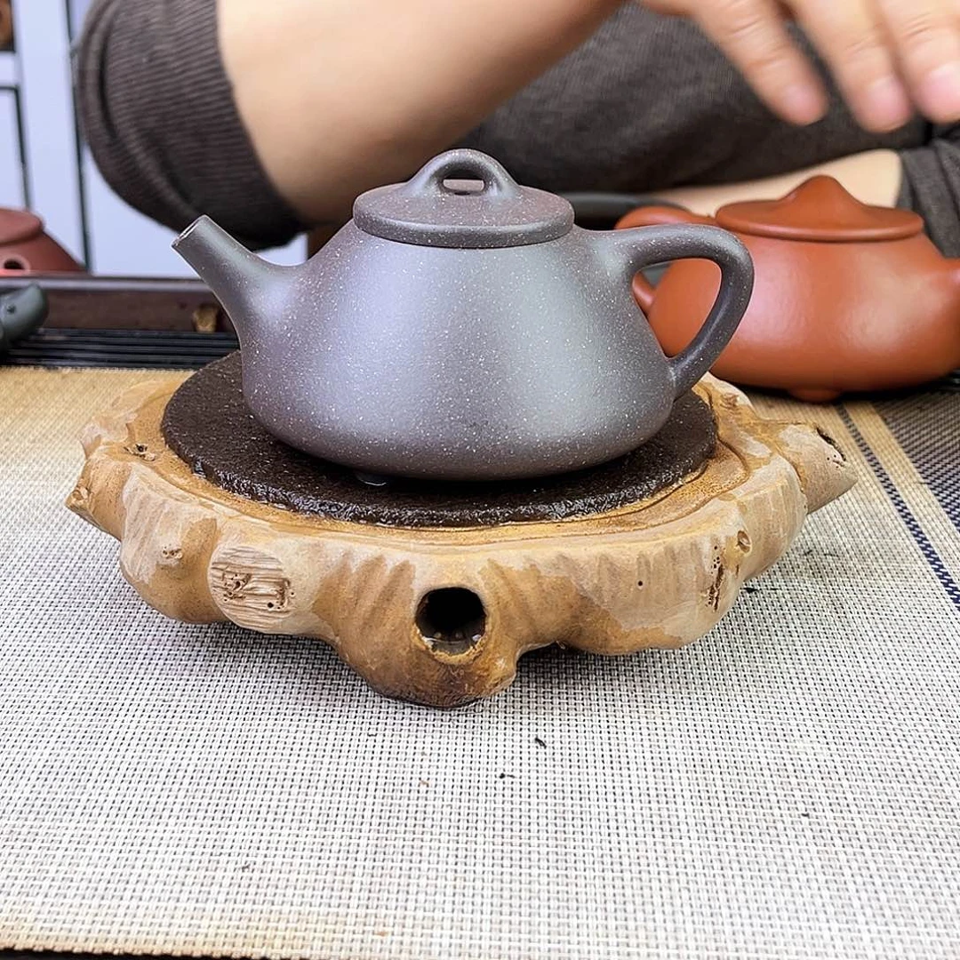 紫砂茶壶宜兴紫砂大水谭天青150c c