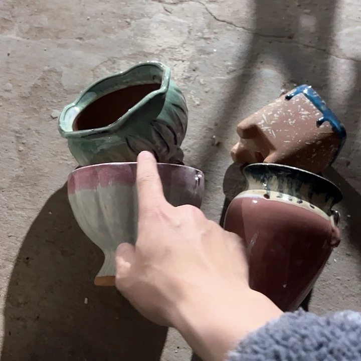 紫砂花盆花盆花盆