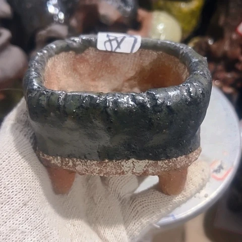 粗陶花盆手工花盆制作就这样