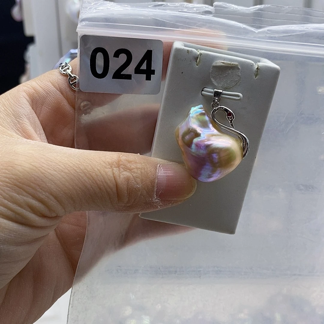 颈饰合金淡水珍珠