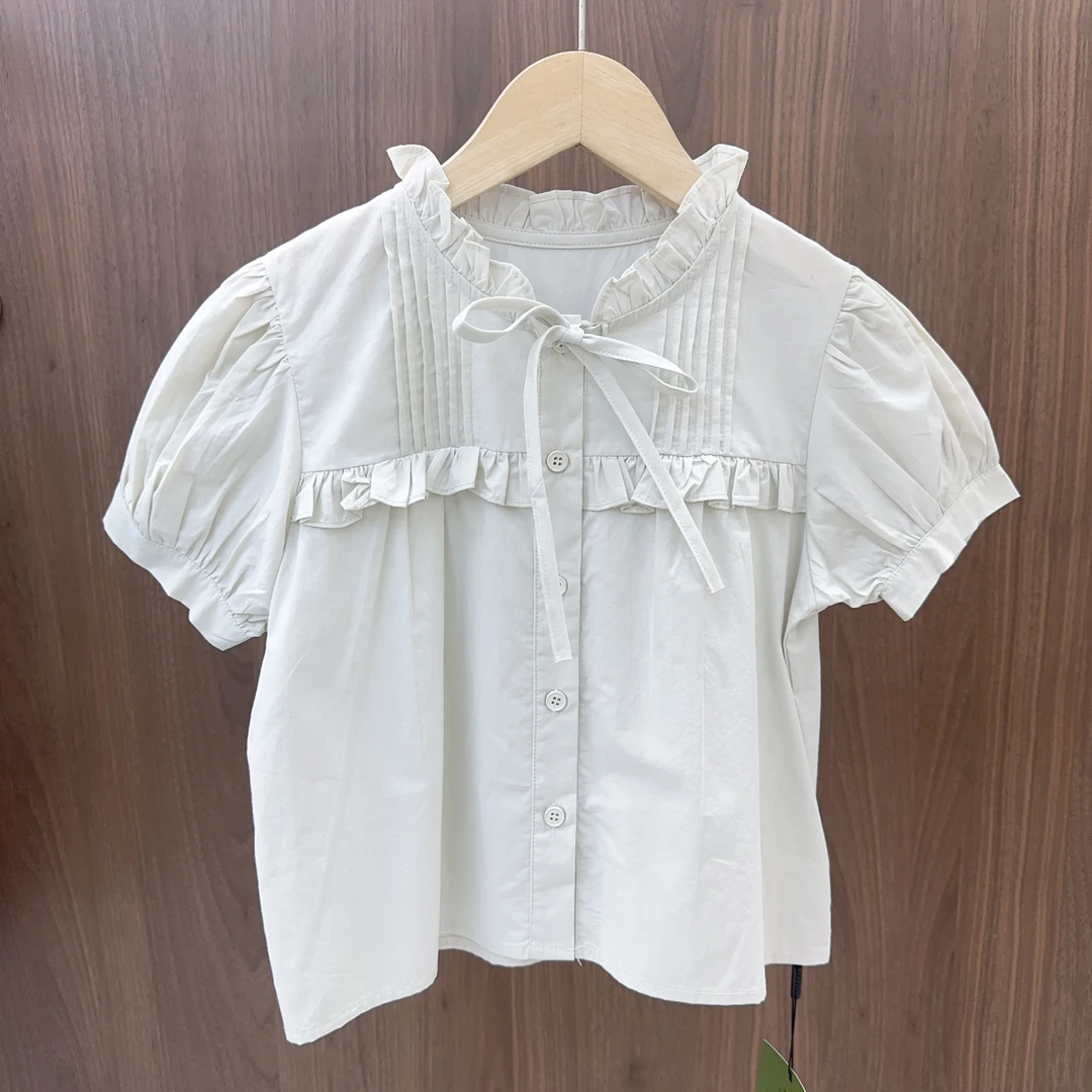 【予诺定制】童装夏--女童韩版新款上衣GZ8685