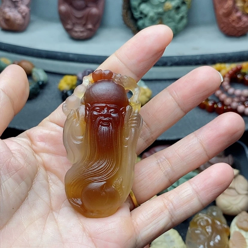 【闪购商品】定制玛瑙吊坠未镶嵌越***?