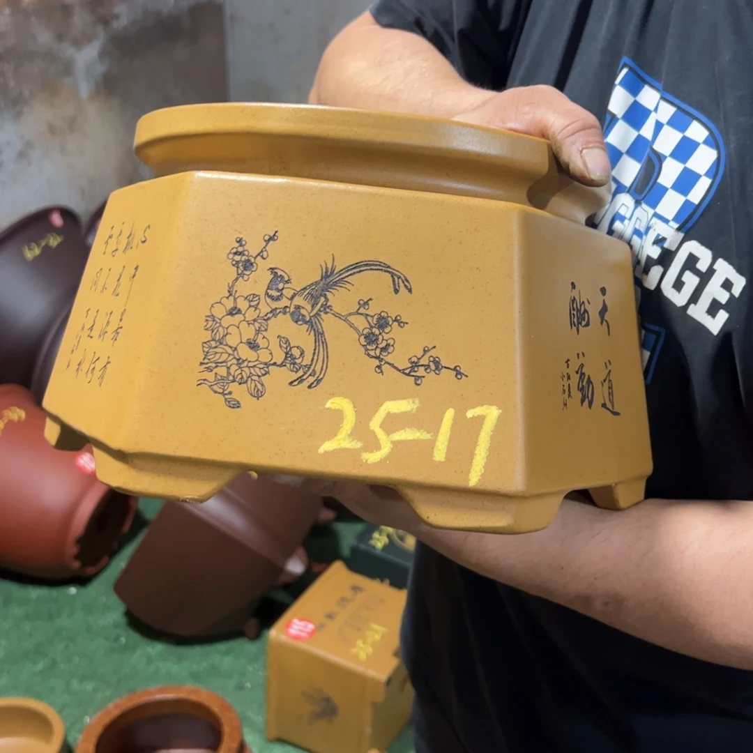 紫砂花盆紫砂花盆