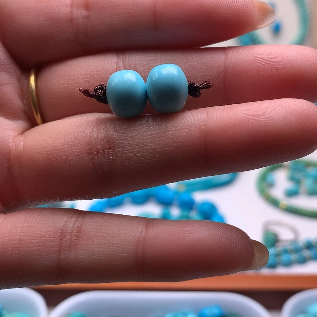 绿松石未镶嵌珠宝奇石9.5