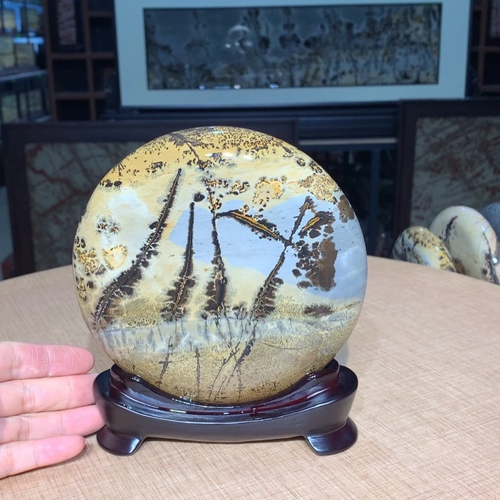 广西国画石摆件，观赏收藏