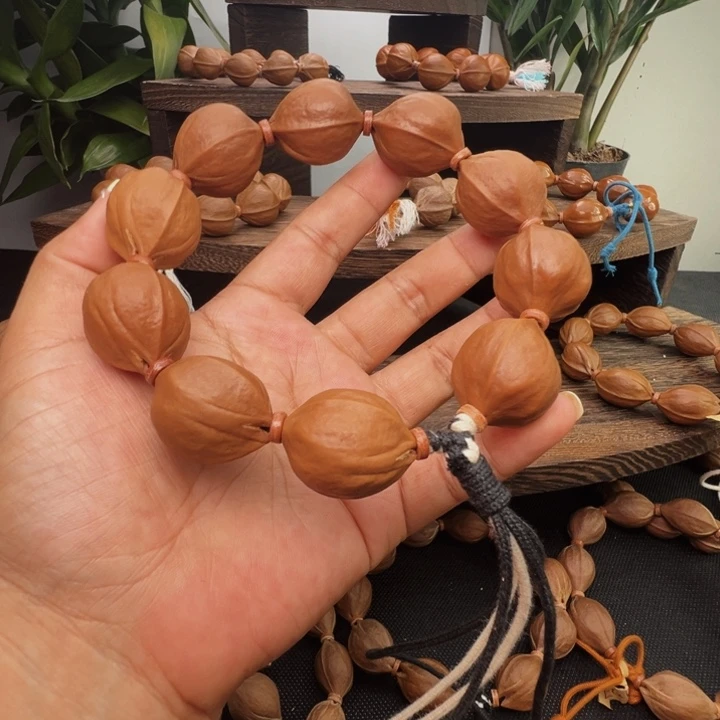 爱***觉橄榄核手串素串鲨鱼背21*26