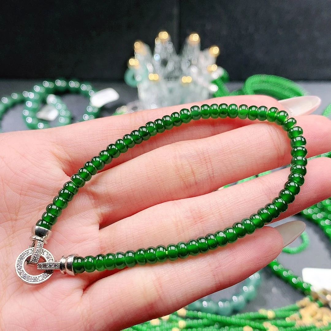 翡翠未镶嵌手链手链